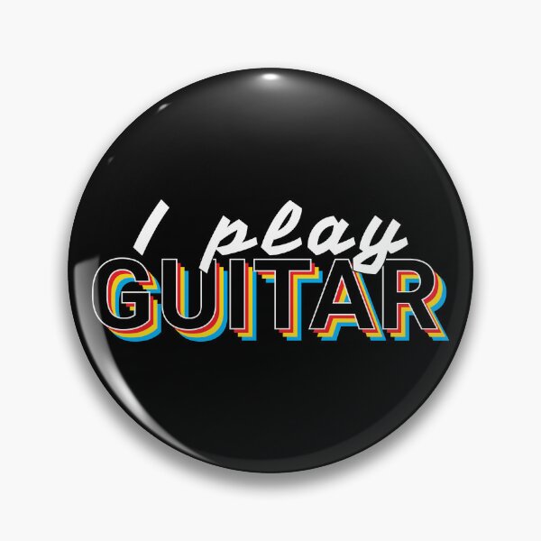 Item preview, I Play Guitar Colorful Text designed and sold by nightsworthy.