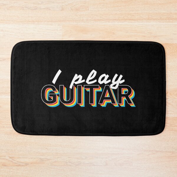 Item preview, I Play Guitar Colorful Text designed and sold by nightsworthy.