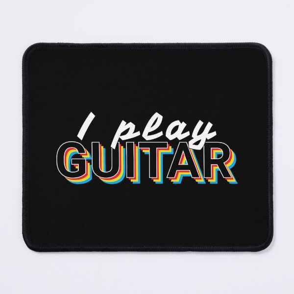 Item preview, I Play Guitar Colorful Text designed and sold by nightsworthy.