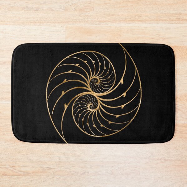 Item preview, Nautilus Shells - Golden Pair designed and sold by k9printart.