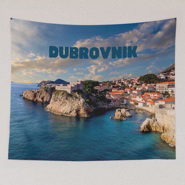 Item preview, Dubrovnik, Old Town, Ragusa, Croatia, beautiful photo to digital painting designed and sold by Orianah.