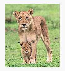 You are safe with me little one! Photographic Print