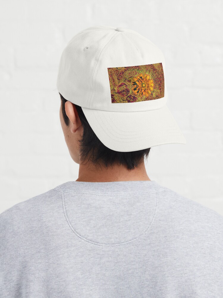Imagen 4 de 7, Gorra con la obra Abstract Psychedelic Background, diseñada y vendida por mavicfe.