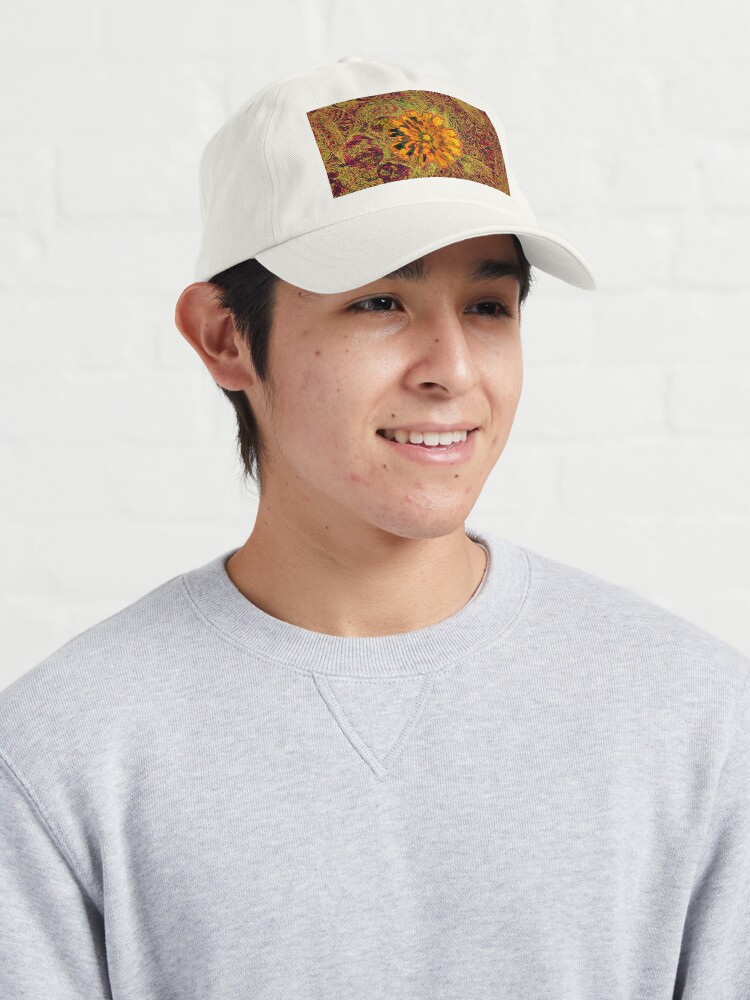 Imagen 3 de 7, Gorra con la obra Abstract Psychedelic Background, diseñada y vendida por mavicfe.