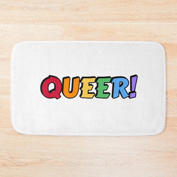 Item preview, QUEER rainbow colors designed and sold by Inspirationmotivation.