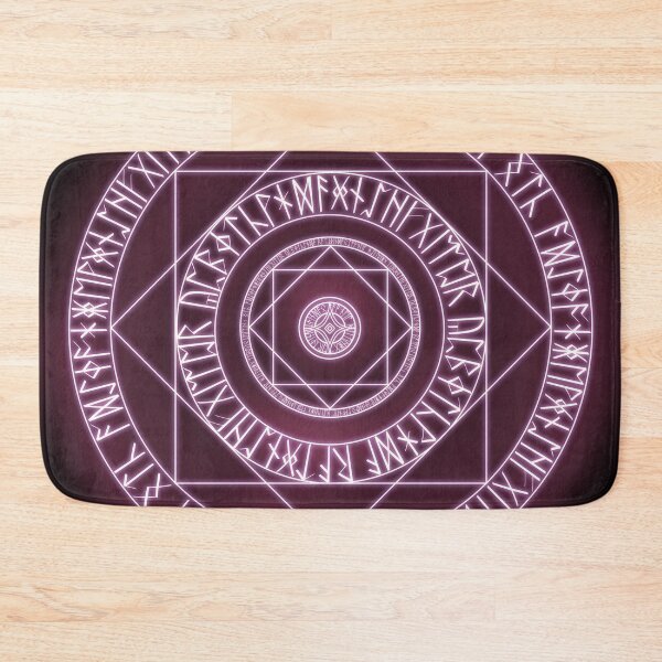 Item preview, Pink Glowing Rune Magic Circle designed and sold by Saanis.