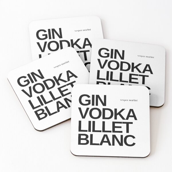 Item preview, Vesper Martini cocktail designed and sold by ALushLifeManual.
