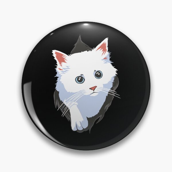 Item preview, White tomcat, white cat designed and sold by DerSenat.