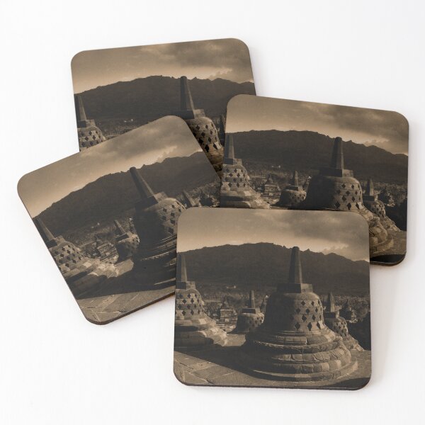 Item preview, Temple of Borobudur in sepia designed and sold by FotoMahieu.