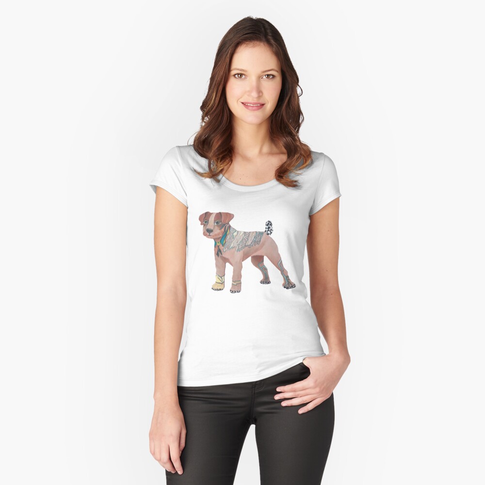 Item preview, Fitted Scoop T-Shirt designed and sold by GalleryGiselle.
