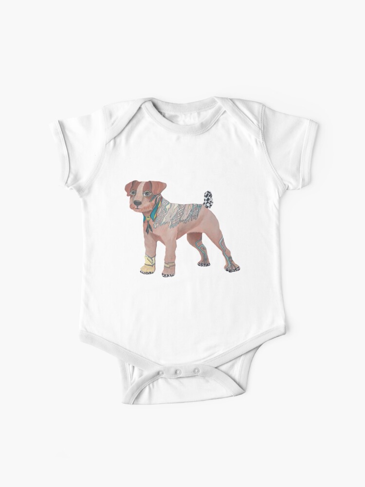 Thumbnail 1 of 2, Baby One-Piece, Dog Lovers designed and sold by Giselle Luske.