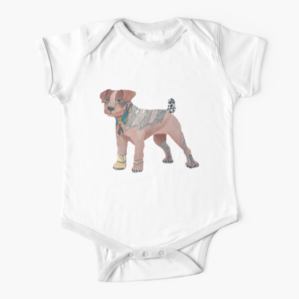 Dog Lovers Short Sleeve Baby One-Piece