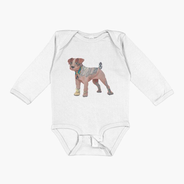 Dog Lovers Long Sleeve Baby One-Piece