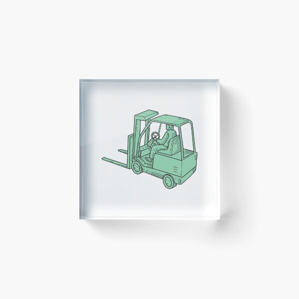 Item preview, Forklift Truck Operator Mono Line designed and sold by patrimonio.