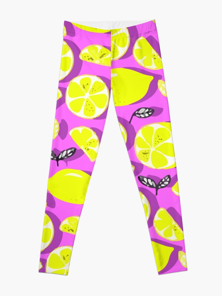Disover Fruits Exotic Tropical Fruit Leaves Leggings
