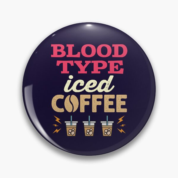 Item preview, Blood Type Iced Coffee designed and sold by jaygo.