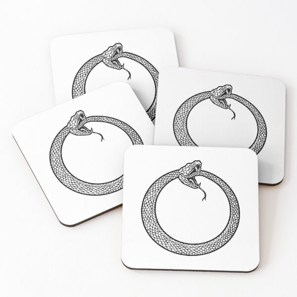 Artikelvorschau, Ouroboros 2 Schwarz entworfen und verkauft von createdezign.