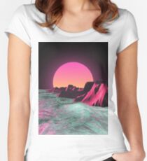 80's R I S E R Women's Fitted Scoop T-Shirt