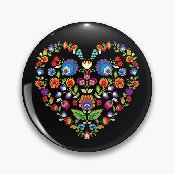 Item preview, Valtentine's Day Folk Heart designed and sold by FK-UK.