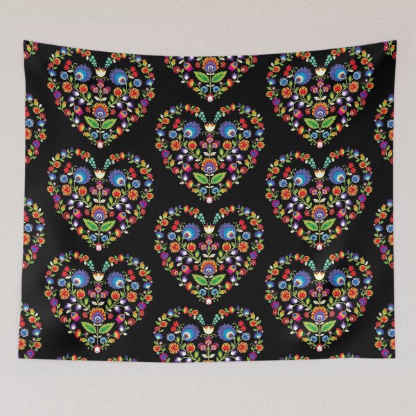 Item preview, Valtentine's Day Folk Heart designed and sold by FK-UK.