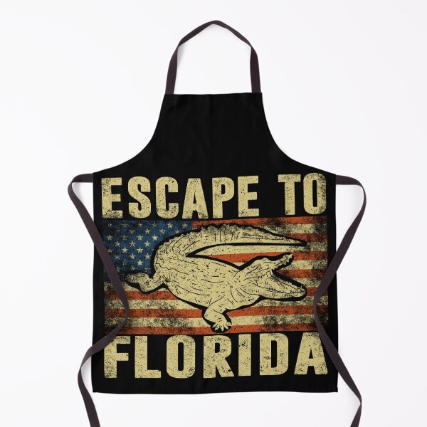 Item preview, Escape To Florida Funny Vintage Ron DeSantis Sarcasm Retro US Flag designed and sold by GraphifyArt.