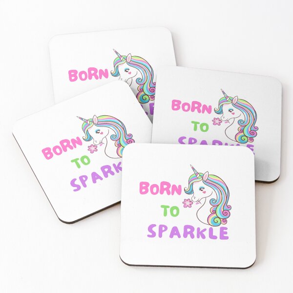 Item preview, Funny Unicorn Cute Design Born To Sparkle designed and sold by Artpawsy.