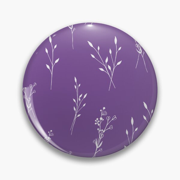 Item preview, Violet White Field Summer Flowers Pattern  designed and sold by Missing In Art.