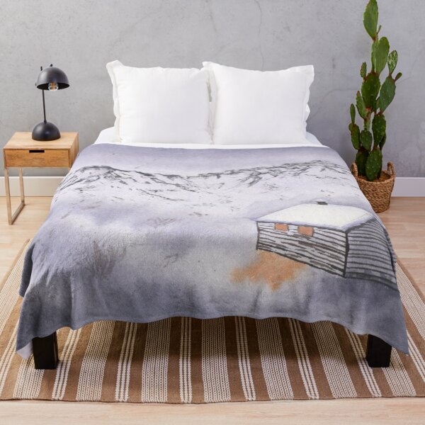 Item preview, Snowy Houses Painting Design designed and sold by galleasstudio.