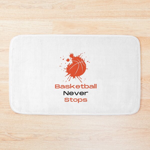 Item preview, Basketball Never Stops designed and sold by Snorg  Tees ⭐⭐⭐⭐⭐.