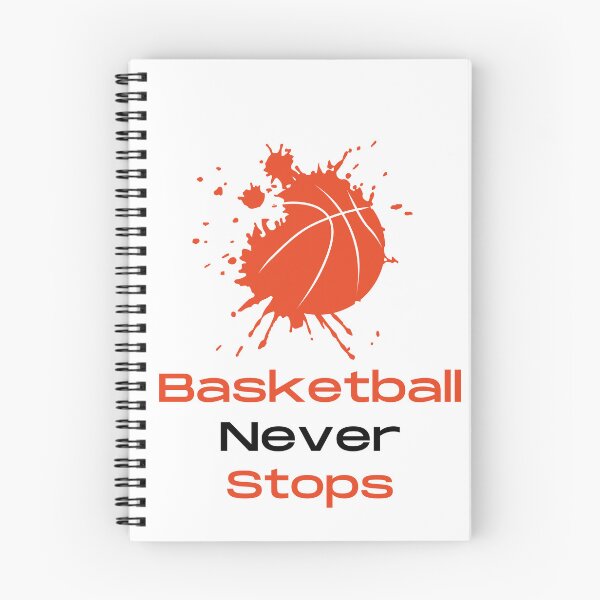 Item preview, Basketball Never Stops designed and sold by Snorg  Tees ⭐⭐⭐⭐⭐.