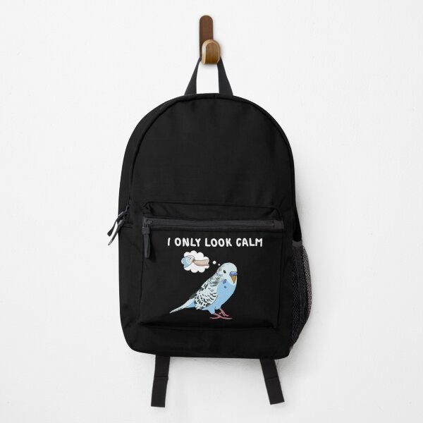 Item preview, Parakeet Bird Biting Finger Funny I Only Look Calm designed and sold by alenaz.