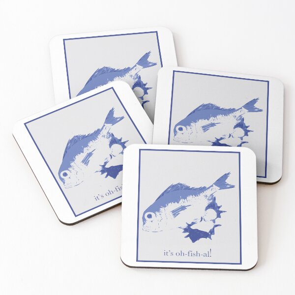 Item preview, Graphic Fish Pun / It's Official  designed and sold by MARGARADEPICT.