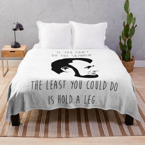 Item preview, Abraham Lincoln Black and White "If you can't do the skinnin, the least you could do is hold a leg!" Hunter Saying designed and sold by infinitygrafix.
