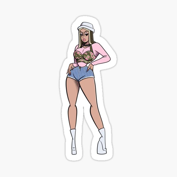 Camo Cutie Sticker