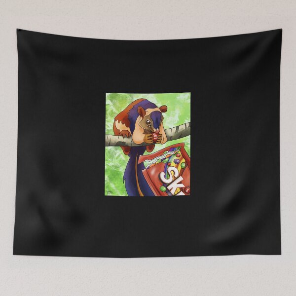 Item preview, Giant Technicolor Squirrel Sticker designed and sold by JuliaWywiol.