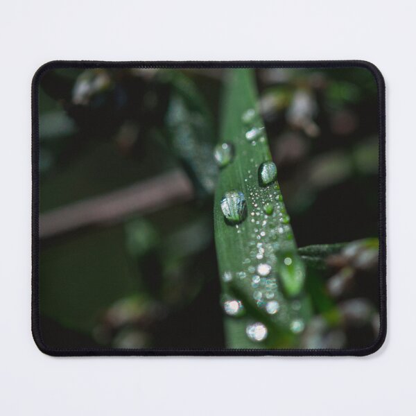 Item preview, dark green leaf with water droplets designed and sold by Slalon85.
