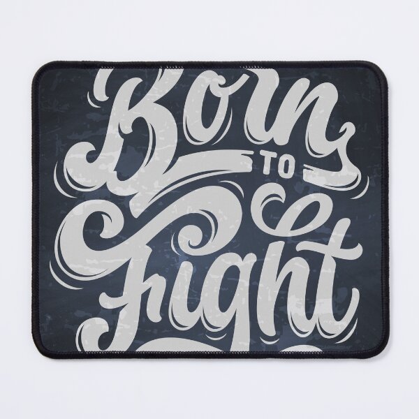 Item preview, Born to fight — Motivation lettering, quote designed and sold by GreekTavern1979.