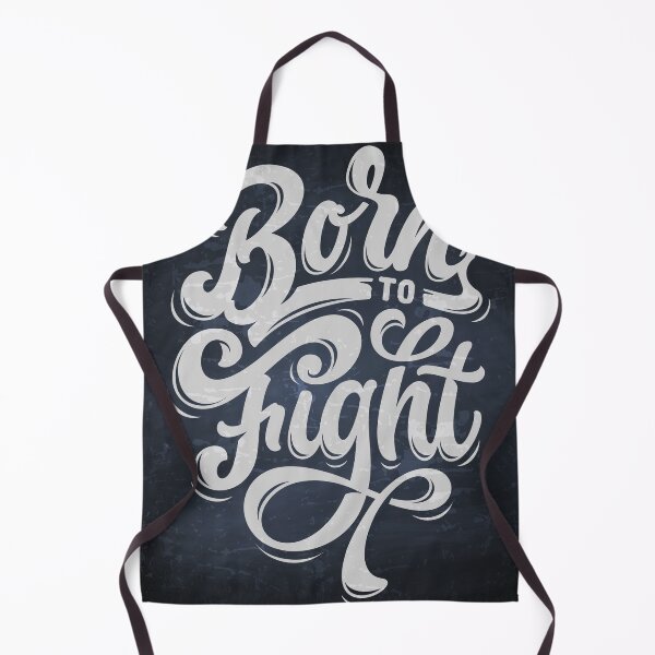 Item preview, Born to fight — Motivation lettering, quote designed and sold by GreekTavern1979.