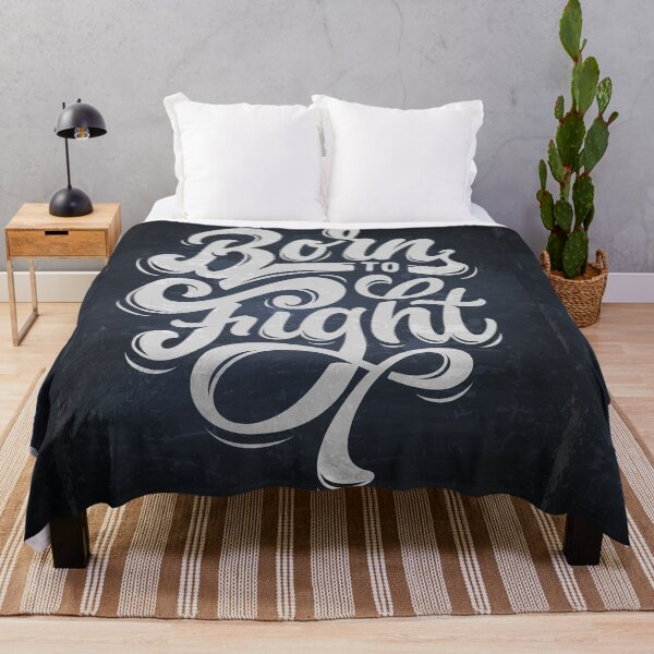 Item preview, Born to fight — Motivation lettering, quote designed and sold by GreekTavern1979.