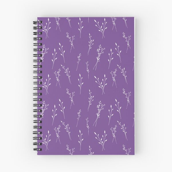 Item preview, Violet White Field Summer Flowers Pattern  designed and sold by Missing In Art.