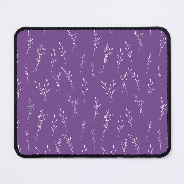 Item preview, Violet White Field Summer Flowers Pattern  designed and sold by Missing In Art.