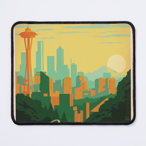 Item preview, Seattle WA  designed and sold by BabyBookDragon.