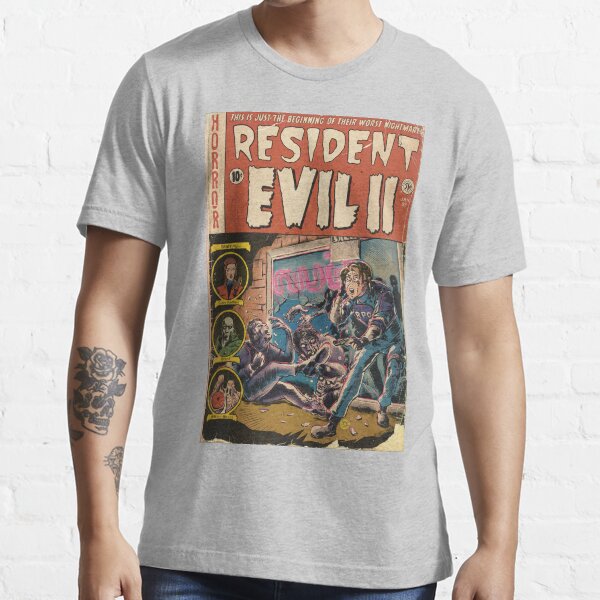 "Resident Evil 2 fan art Comic book cover" Tshirt for Sale by