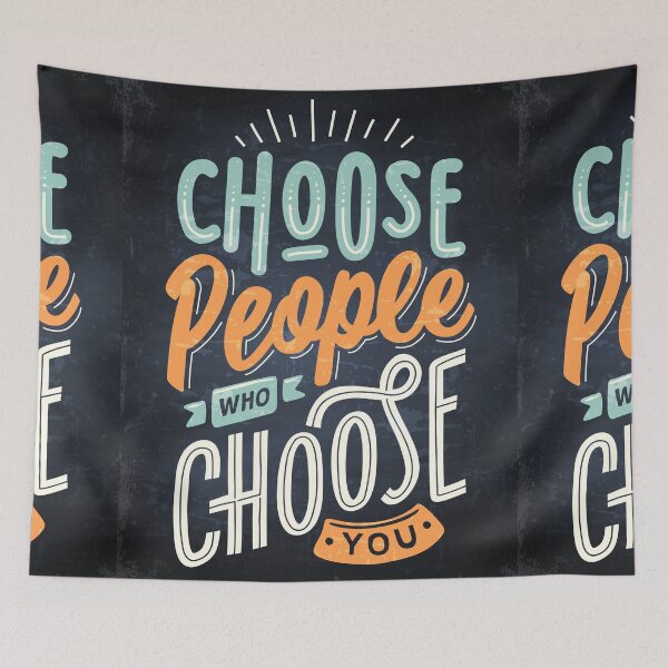 Item preview, Choose people who choose you — Motivation lettering, quote designed and sold by GreekTavern1979.