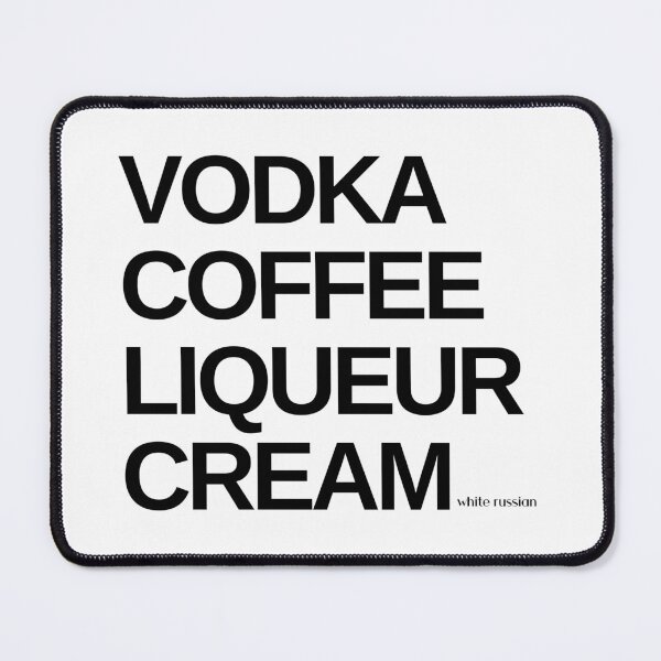 Item preview, White Russian cocktail designed and sold by ALushLifeManual.
