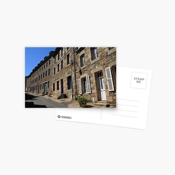 www.lizgarnett.com ... Treguier Street 2, Brittany, France Postcard