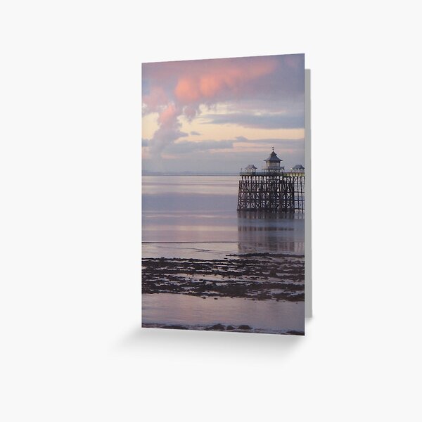 Pink Pier Greeting Card