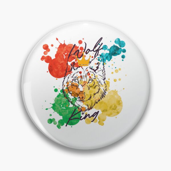 Item preview, Wolf King - Paint Splash Design designed and sold by onjcdesign.