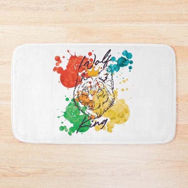 Item preview, Wolf King - Paint Splash Design designed and sold by onjcdesign.