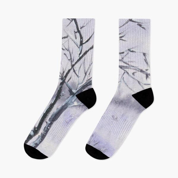 Item preview, Snowy Trees Painting Design designed and sold by galleasstudio.